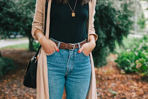 Unrecognizable Woman with Her Hands in Her Pockets