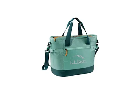 A soft-sided tote cooler bag from L.L.Bean