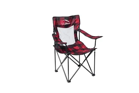 A foldable camp chair from L.L.Bean
