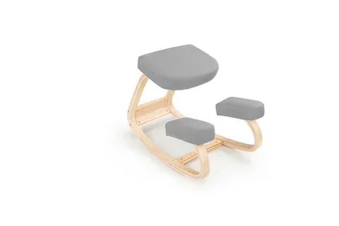 Uplift Ergonomic Kneeling Chair promoting core engagement, optimal posture, and lower-back strain relief for long-term spinal health.