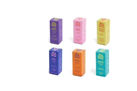 boxes of Holy Chocomoly! chocolate truffles