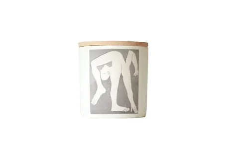 Abstract design candles that are miniature sculptures and sensory gifts.