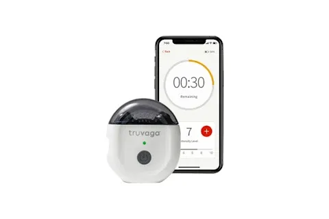 Truvaga Plus handheld device and phone app