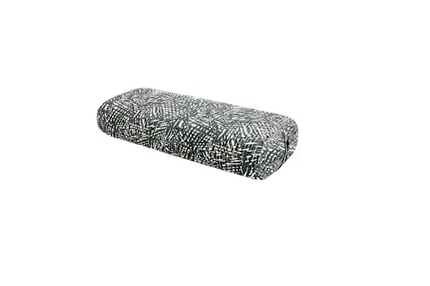 Hugger Mugger Yoga Bolster, a supportive prop for breathwork, stretching, and NSDR practices to prioritize nervous-system down-regulation and longevity.