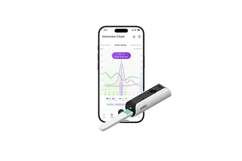 Clinical-grade Inito Fertility & Hormone Monitor providing precise, at-home analysis of LH, FSH, progesterone, and estrogen for actionable reproductive health insights.