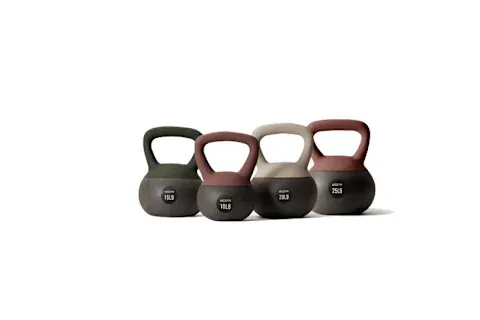 Safe strength for your space. This soft kettlebell set makes strength training accessible, safe, and comfortable for the home-gym hero.