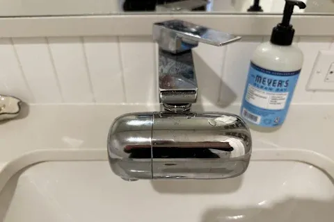 Canopy filter installed by tester