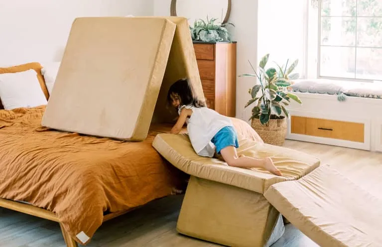 Stir-Crazy Kids? How To Transform Your Living Room Into A Playground (Safely)