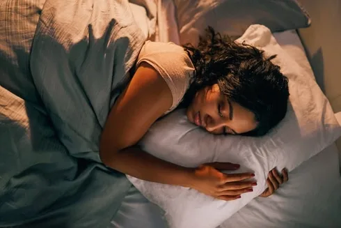 Woman Asleep In Bed Woman Asleep In Bed