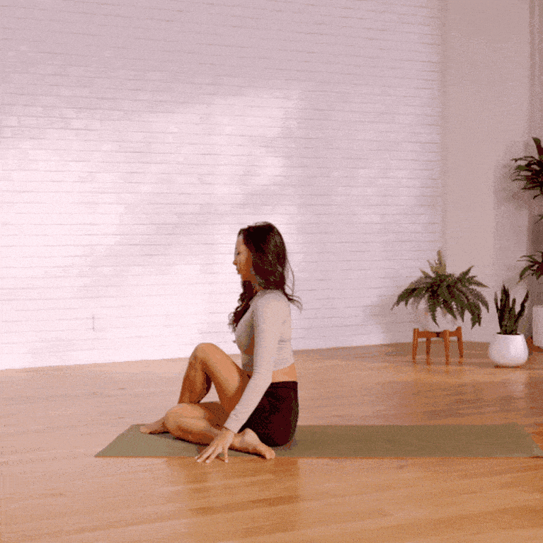 seated spinal twist seated spinal twist